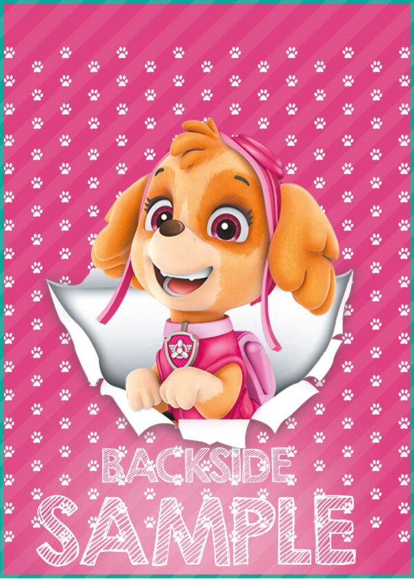 Blue Paw Patrol Birthday Invitation Card Puppy Police