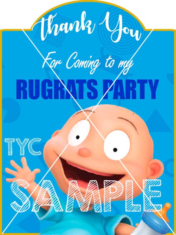 Rugrats Thank You Card