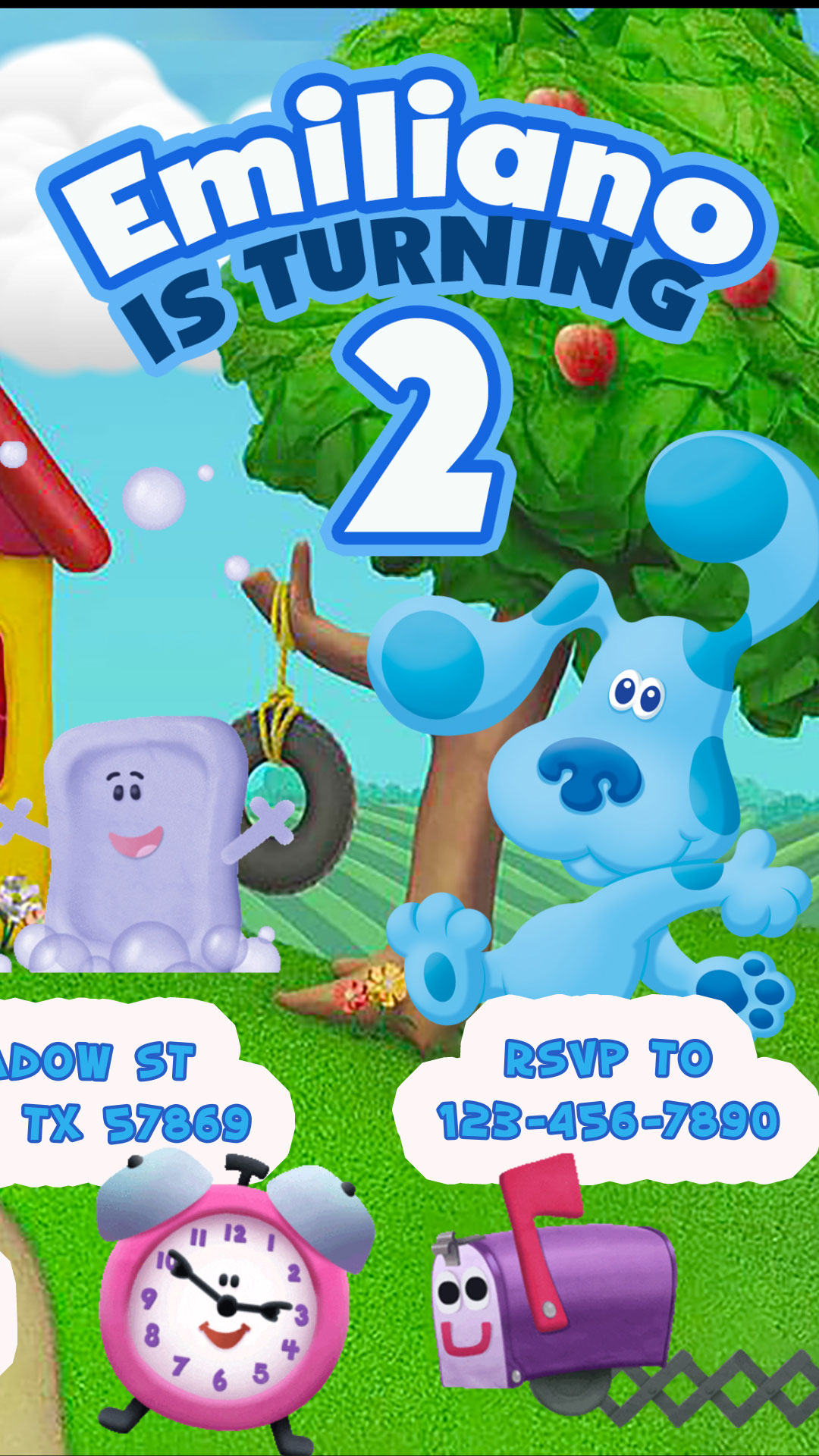Blues Clues Birthday video Invitation blues-clues-birthday-video-invitation