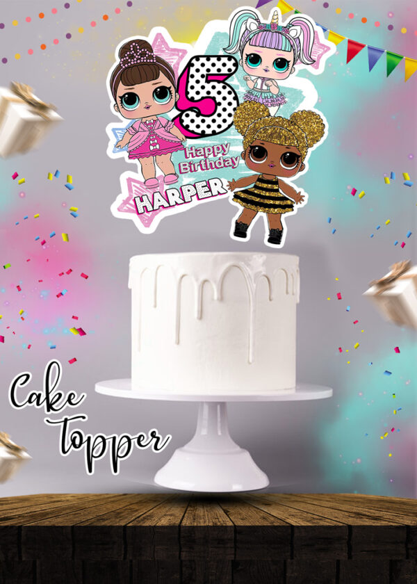 LOL Surprise Cake Topper