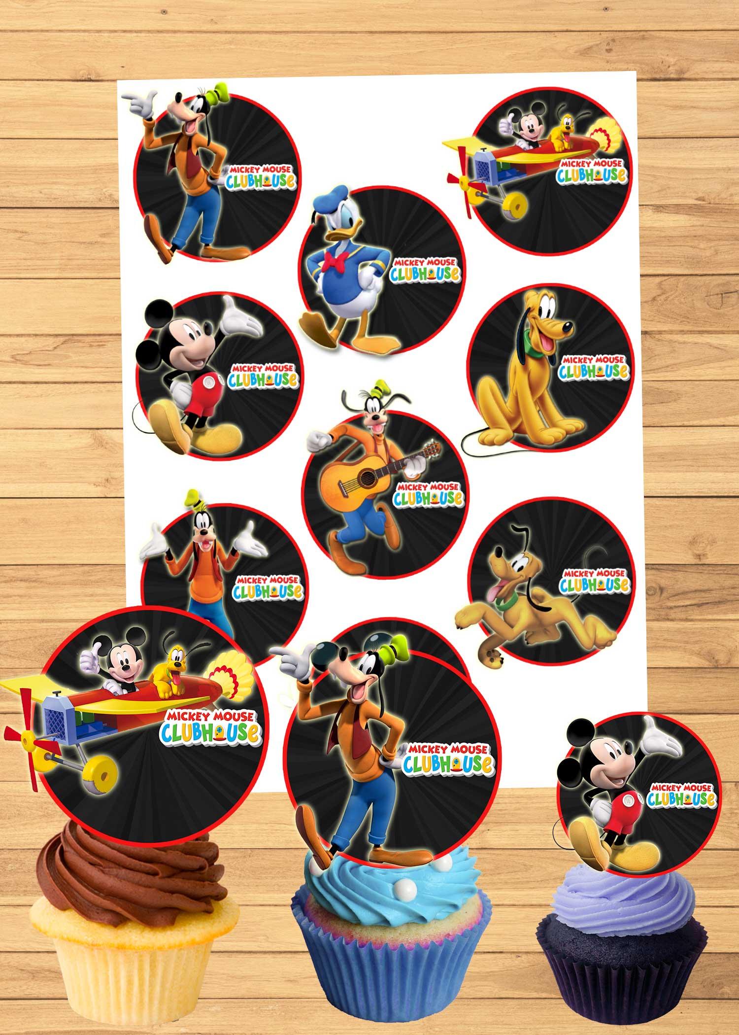 Mickey Mouse Clubhouse toppers