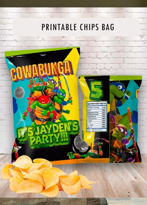 Ninja Turtles Chips Bag