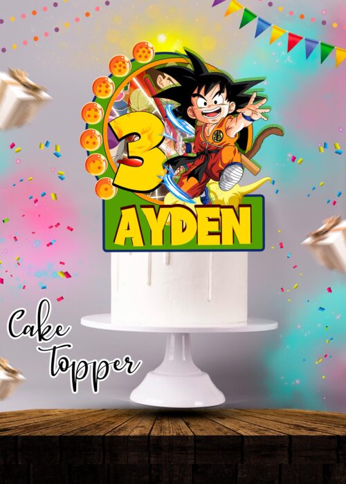 Son Goku Dragon Ball Cake topper