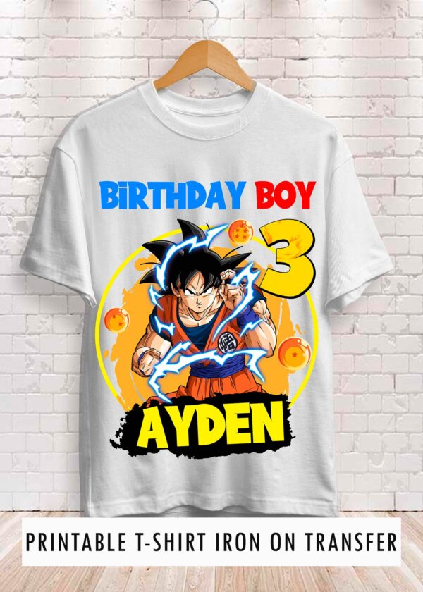 Dragon Ball Birthday Shirt